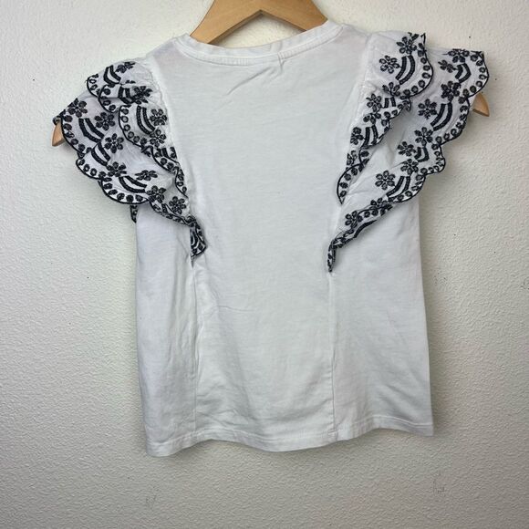 Zara EMBROIDERED SHIRT Girl size 7 - Picture 7 of 9
